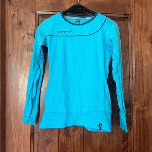 La Sportiva blue long sleeve t